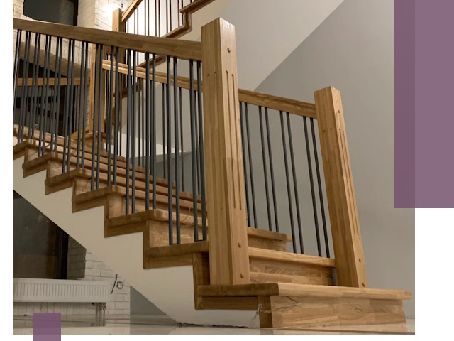 Реставрация деревянных и металлических лестниц в Абакане