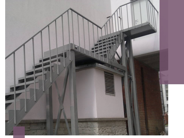 Монтаж пожарных лестниц под ключ в Абакане с гарантией качества