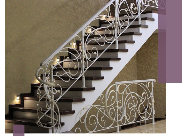 Кованые лестницы под ключ в Абакане — изготовление и монтаж