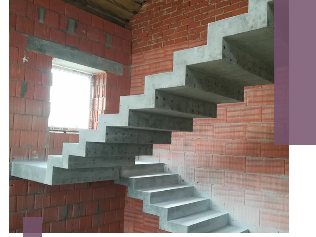 Бетонные лестницы под ключ в Абакане: монтаж, демонтаж, ремонт