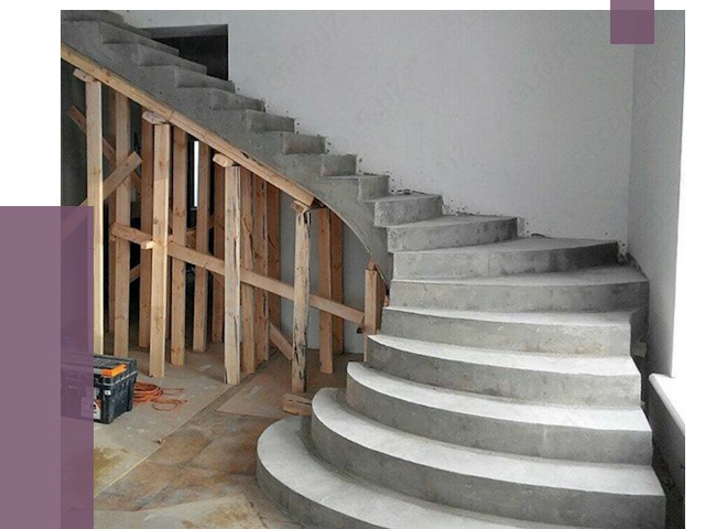 Изготовление бетонных лестниц под ключ в Абакане от 19919 руб. | ПРОЛЁТ-Бкн