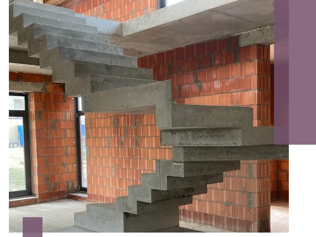 Изготовление бетонных лестниц под ключ в Абакане