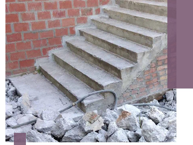 Демонтаж бетонных лестниц в Абакане: быстро и безопасно