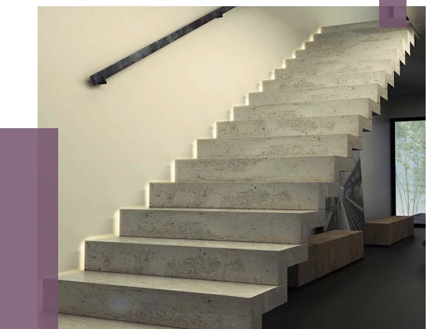 Облицовка бетонных лестниц в Абакане от 4597 руб/м2 
