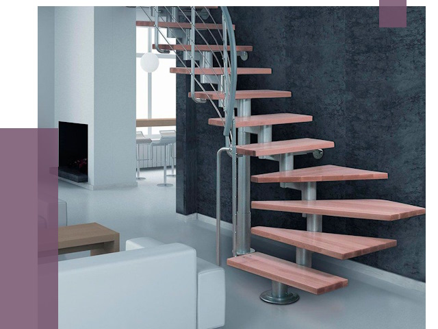 Модульные лестницы в Абакане от 16855 руб. — купить в ПРОЛЁТ-Бкн