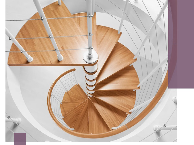 Изготовление винтовых лестниц под ключ в Абакане