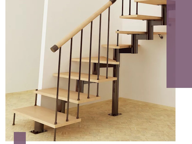 Монтаж лестниц на больцах в Абакане — быстро и надежно