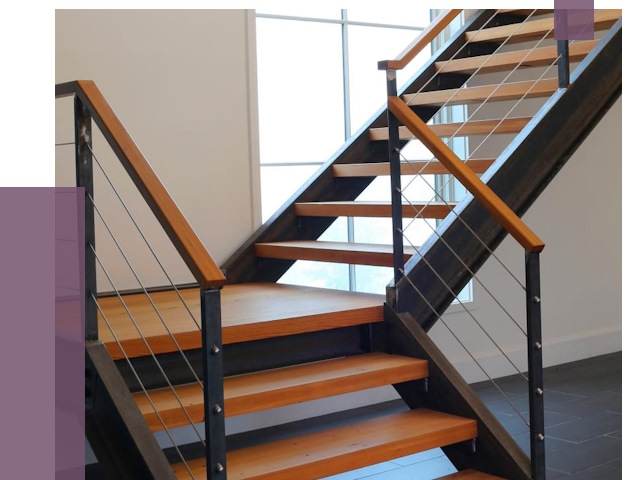 Изготовление лестниц на металлокаркасе в Абакане от 18898 руб. | ПРОЛЁТ-Бкн