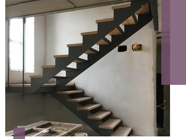 Изготовление лестниц на металлокаркасе в Абакане от производителя