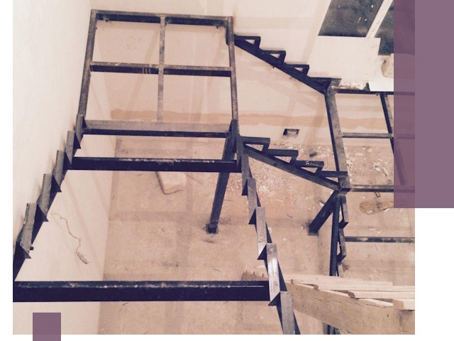 Монтаж лестниц на металлокаркасе в Абакане быстро и качественно