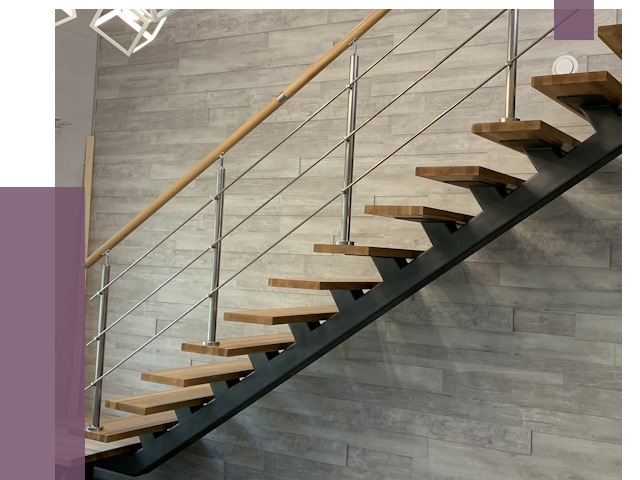 Изготовление лестниц на монокосоуре в Абакане от 76102 руб. 