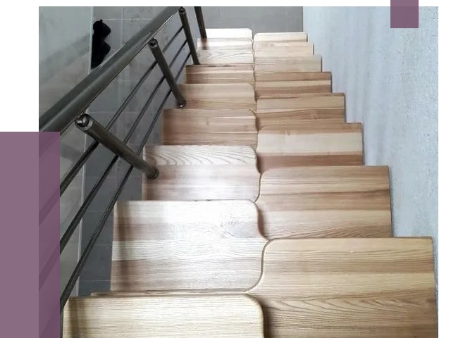 Лестницы гусиный шаг в Абакане от 13024 руб. под ключ | ПРОЛЁТ-Бкн