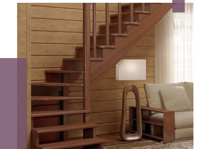 Лестницы эконом класса в Абакане от 18234 руб. бюджетные решения