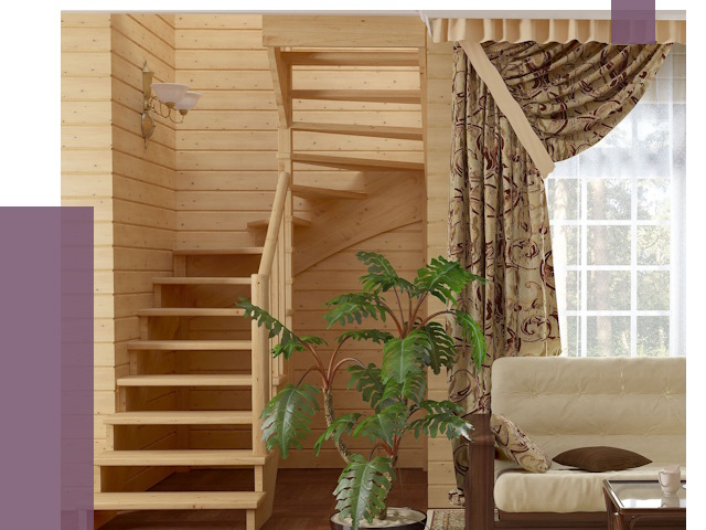 Лестницы для дачи в Абакане от 75846 руб.  | ПРОЛЁТ-Бкн