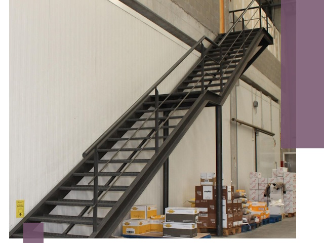 Лестницы для производства в Абакане — изготовление и монтаж