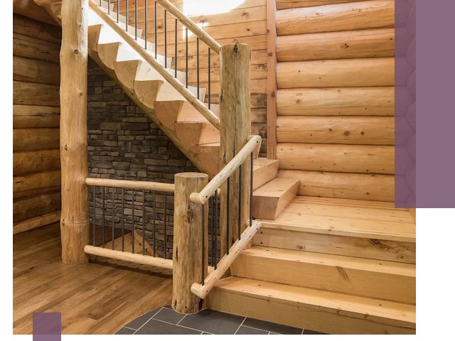 Лестницы в баню под заказ и профессиональный монтаж в Абакане