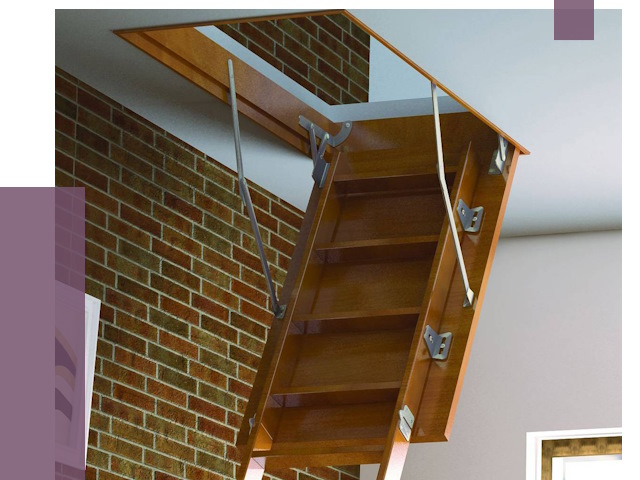 Установка чердачной лестницы в Абакане от 7814 руб. | ПРОЛЁТ-Бкн