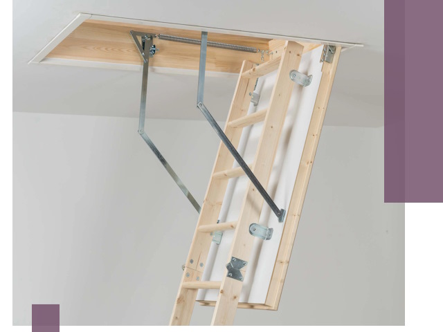 Установка чердачной лестницы под ключ в Абакане