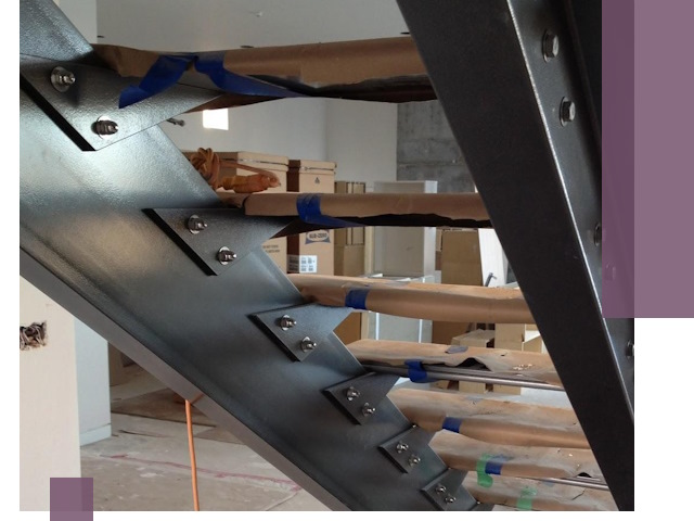 Усиление лестничных конструкций и усиление опор в Абакане