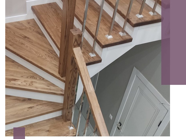 Обшивка металлических лестниц под ключ в Абакане