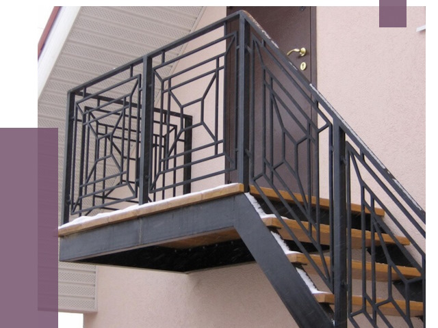 Металлические перила в Абакане от 4290 руб.  | ПРОЛЁТ-Бкн