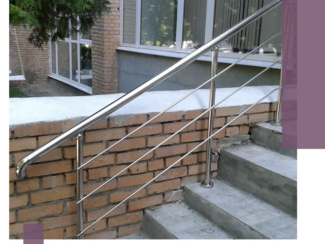 Перила из нержавеющей стали высокого качества в Абакане