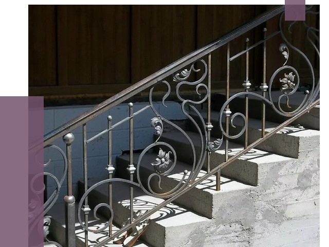 Кованые перила в Абакане от 8683 руб. под ключ — качество от ПРОЛЁТ-Бкн