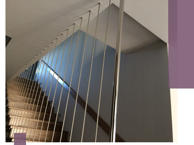 Тросовые перила под ключ в Абакане — производство и монтаж