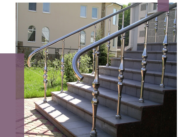 Перила для крыльца в Абакане от 10726 руб. — монтаж ПРОЛЁТ-Бкн