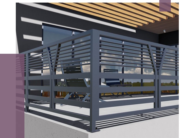 Изготовление балконных ограждений в Абакане от 10726 руб. | ПРОЛЁТ-Бкн