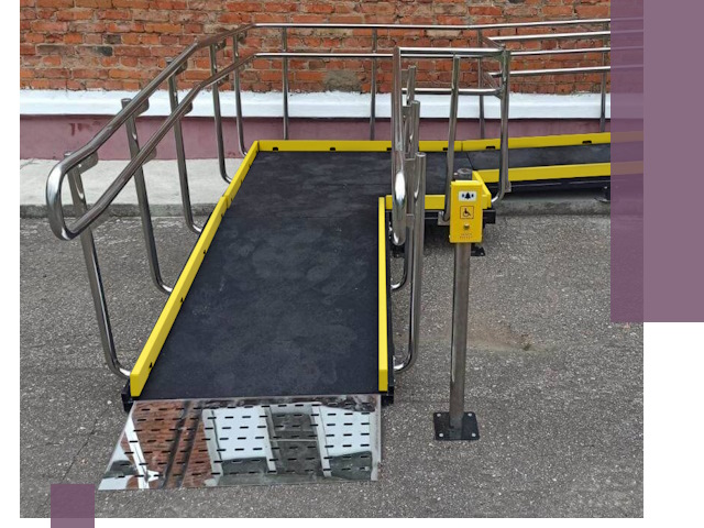 Изготовление наклонных пандусов для инвалидов в Абакане