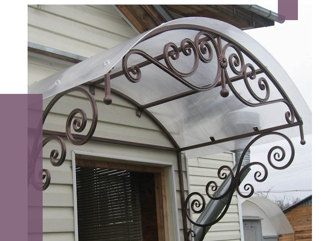 Изготовление козырьков в Абакане от 7355 руб. — заказать | ПРОЛЁТ-Бкн