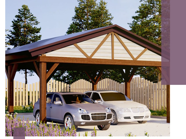 Навесы для автомобиля в Абакане — изготовление и монтаж