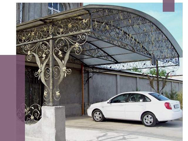 Кованые навесы в Абакане от 14556 руб. | ПРОЛЁТ-Бкн