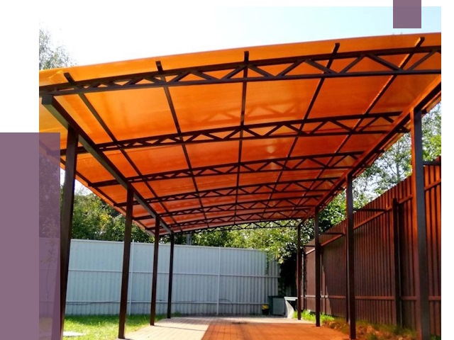 Односкатные навесы под ключ в Абакане от 13126 руб. 