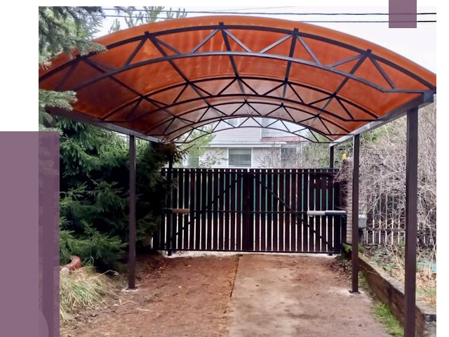 Арочные навесы в Абакане от 12718 руб. — изготовление и монтаж | ПРОЛЁТ-Бкн