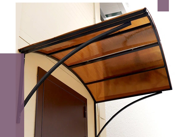 Недорогие козырьки в Абакане от 7580 руб.  | ПРОЛЁТ-Бкн