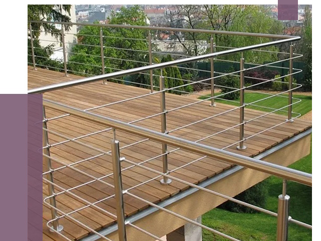 Алюминиевые парапеты в Абакане под ключ от 7763 руб. 