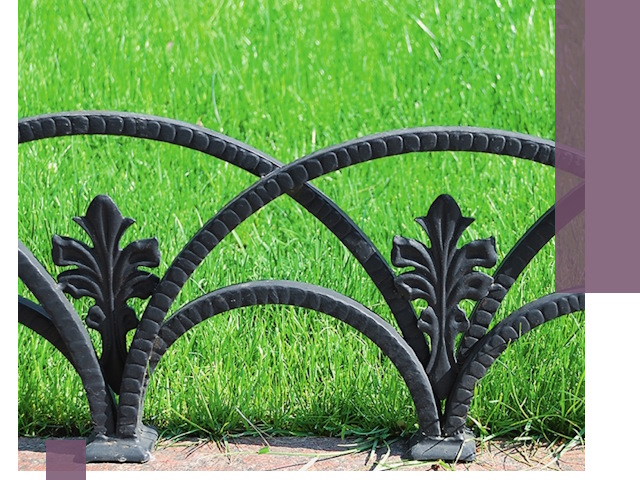 Декоративные металлические бордюры под ключ в Абакане