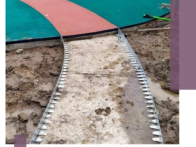 Металлические бордюры для дорожек в Абакане — монтаж и изготовление