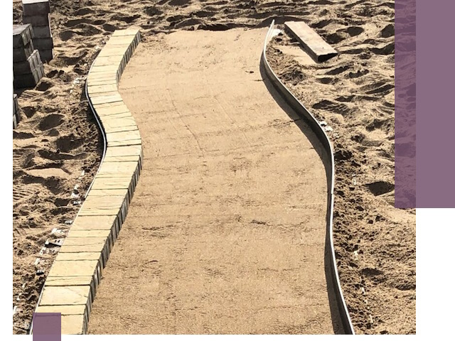 Металлические бордюры для тротуаров в Абакане — прочные и долговечные