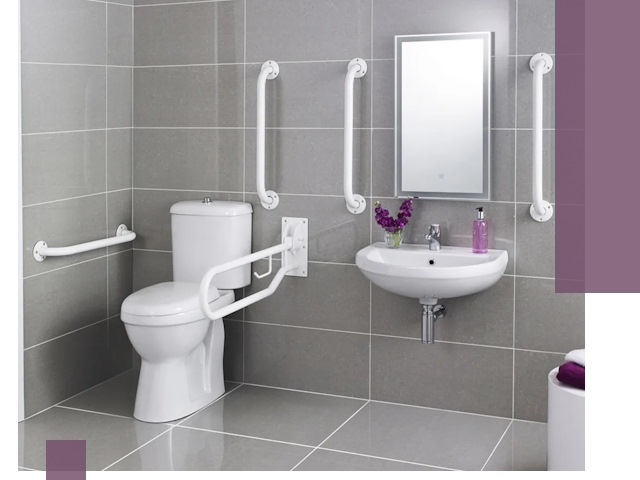 Поручни для санузлов в Абакане: установка, ремонт и монтаж